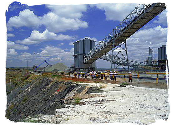 Diamond mining at Cullinan near Pretoria