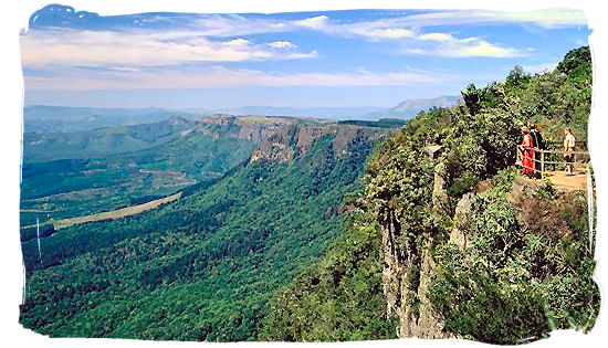 View from Gods Window in the Northern Drakensberg Escarpment in the Mpumalanga Province