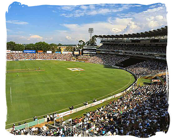 The Wanderers Cricket ground in Johannesburg