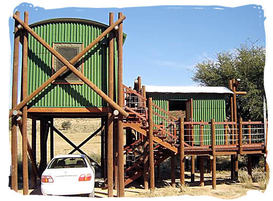 Accommodation at one of the wilderness camps - Kgalagadi Transfrontier Park in the Kalahari