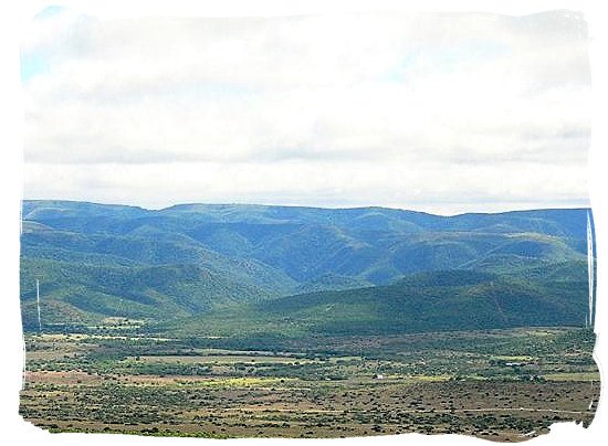 Landscape in the Addo Elephant National Park - National parks in South Africa