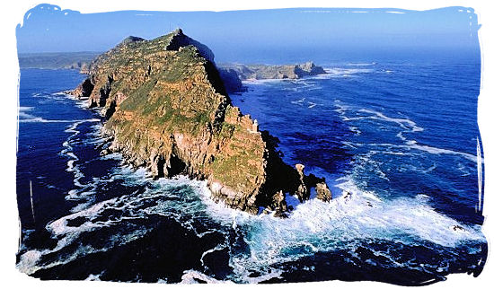 Aerial view of the Cape Point promontory - Discover Cape Point South Africa and the Cape of Good Hope