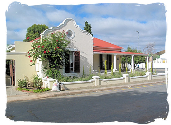 Historical Cape-Dutch style house in the town of Beaufort West