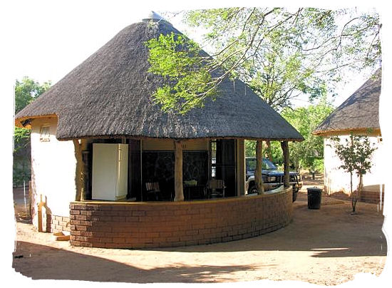 The typical Rondavel accommodation the camp is known for - Satara Rest Camp in the Kruger National Park South Africa