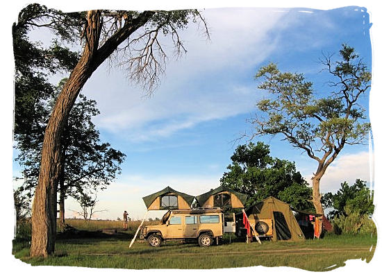 Camping on the African savannah - Marakele National Park accommodation