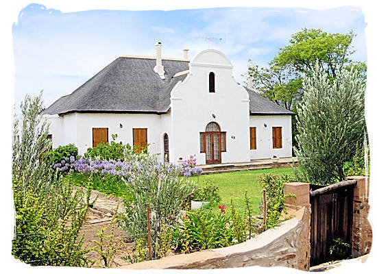 Typical Cape-Dutch style house in the town of Beaufort West