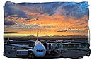 Activity on the apron of Cape Town International Airport