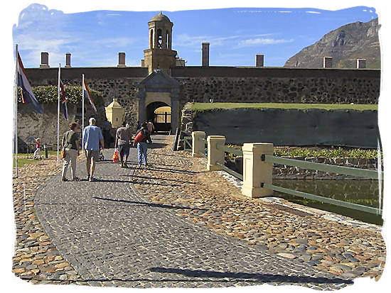 Entrance to the Castle of Good Hope, the oldest stone building in South Africa