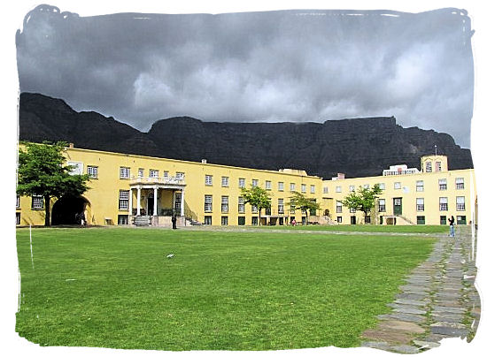 The inner courtyard of the castle - Castle of Good Hope, Dutch East India Company, Jan van Riebeeck