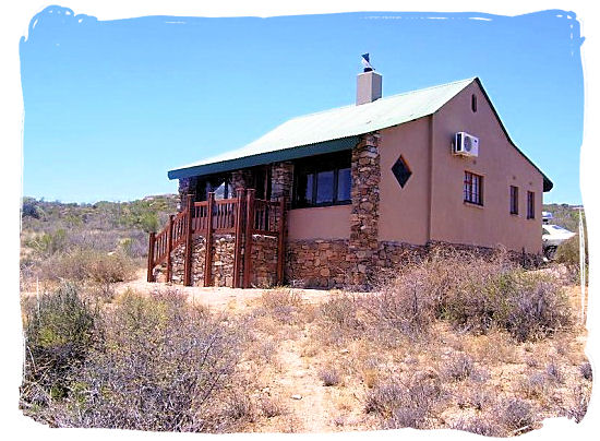 The Chalet accommodation in the Park  - Namaqualand National Park and the Namaqua flowers spectacle