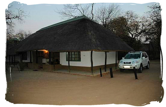 Giraffe and Impala in the region of the camp - Shingwedzi Rest Camp, Kruger National Park, South Africa