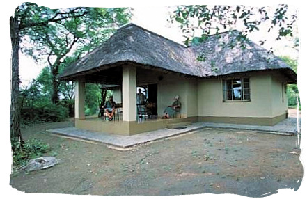 One of the cottages at Sirheni camp - Sirheni Bushveld Camp, Kruger National Park Safari, South Africa