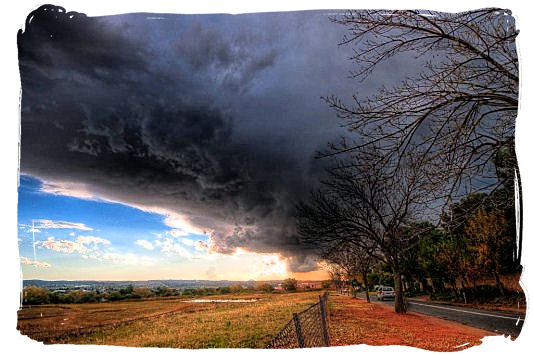 Threatening thunderstorm over the Highveld