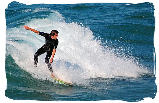 Durban's not known as Surf City for nothing, it's one of the county's top surfing spots