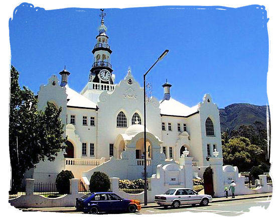 The Dutch reformed church, a historical building in Swellendam