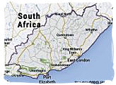 Map of the Eastern Cape province, South Africa