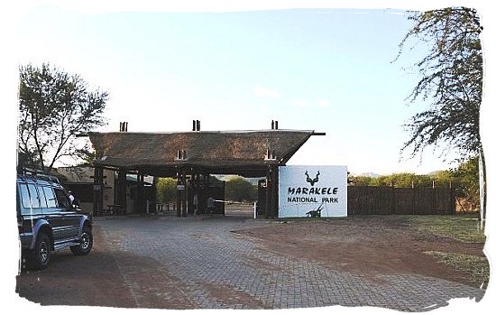Main entrance gate of the Marakele National Park - Marakele National Park accommodation