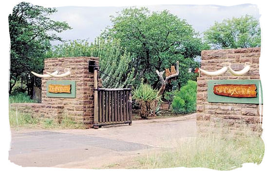 Olifants Restcamp, Kruger National Park, South Africa - Entrance gate to the camp