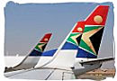 SAA airplanes at O.R.Tambo airport