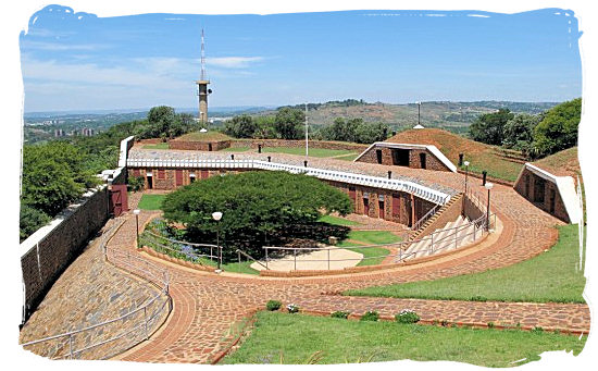 The historical Fort Klapperkop in Pretoria - South African national anthem