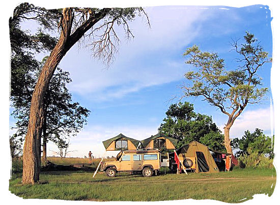 Fully equipped self-drive safari camp in the wilds of Botswana