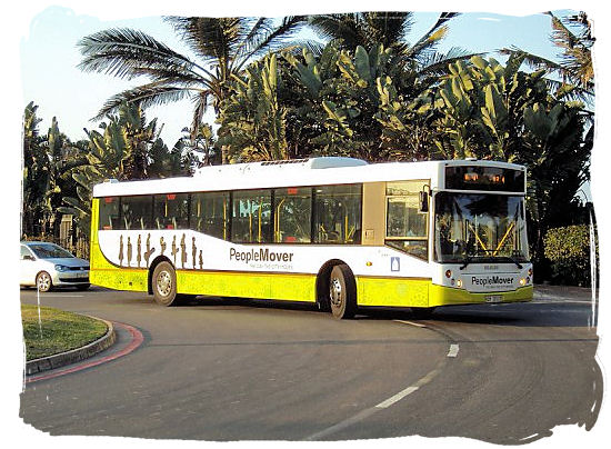 The People Mover, a tourist oriented regular bus service in Durban