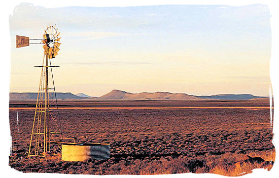 Lonely windmill near the town of Colesberg