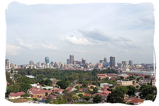 Skyline of Johannesburg on a summer afternoon - Johannesburg Weather Forecast and Conditions