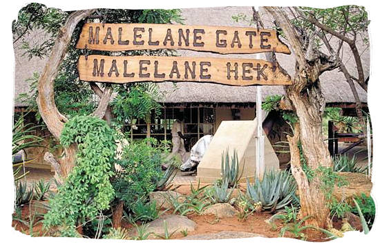 Berg en Dal Rest Camp, Kruger National Park, South Africa - Malelane gate, entrance to the Kruger National Park