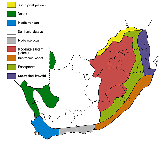 South Africa Climate And Weather With Temperatures And Rainfall Maps South Africa Climate And Weather With Temperatures And Rainfall Maps