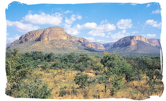 Part of the Waterberg mountain range - Marakele Park in South Africa