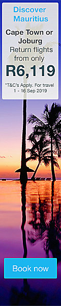 Reduced airfares to Mauritius