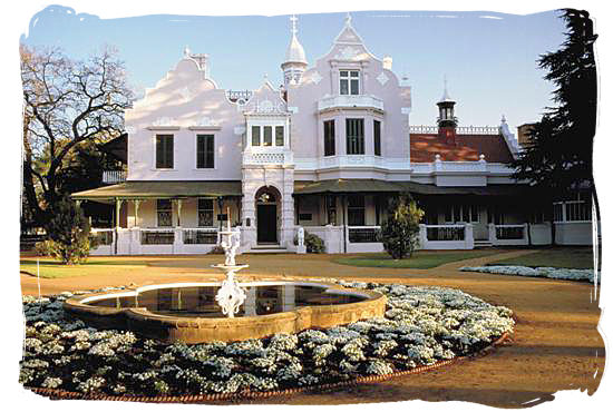 Melrose House in Pretoria, where the peace treaty of Vereniging was signed on the 31st of May 1902.