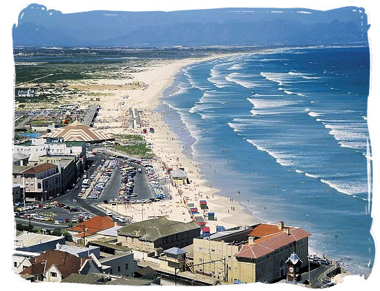 The beautiful Muizenberg beach with the longest surf break in the Cape Peninsula - Cape Town holiday attractions, Table Mountain National Park