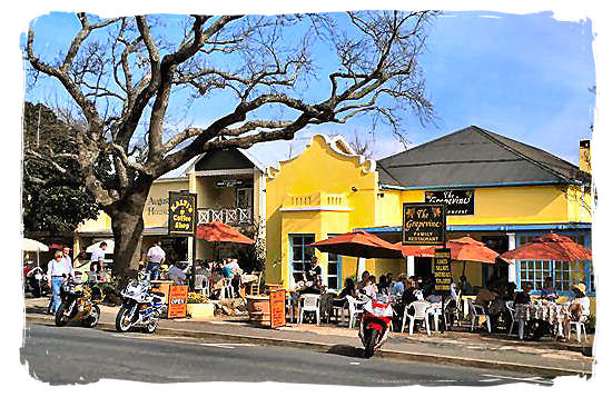 Franschhoek, a delightful village, housing some of the top restaurants and wine cellars in the country - The French Huguenots and the Huguenot Museum in South Africa