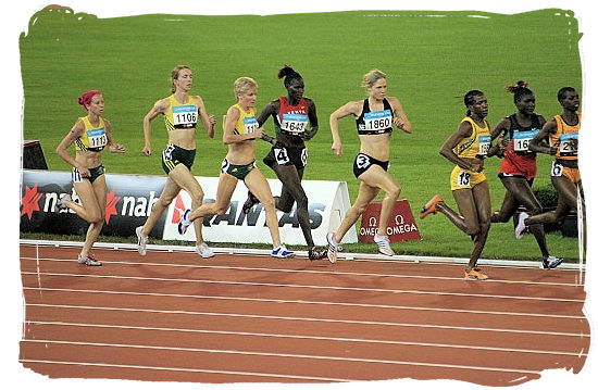 Running the 400 meters - South Africa Sports Top Ten South African Sports