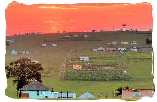 A present-days rural Xhosa settlement in the Eastern Cape provinc - Xhosa people, Xhosa Language and Xhosa Culture in South Africa