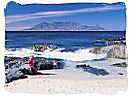 Table Mountain viewed from Blouberg beach