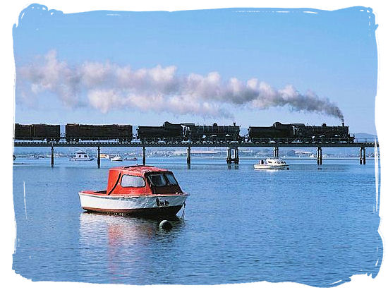 The Outeniqua Choo Tjoe steam train - Knysna, Garden Route in South Africa