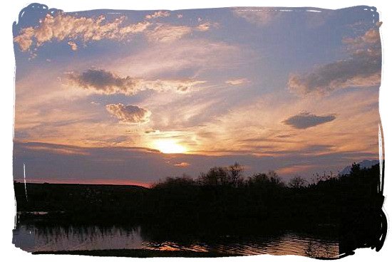 Sunset in the Bontebok National Park