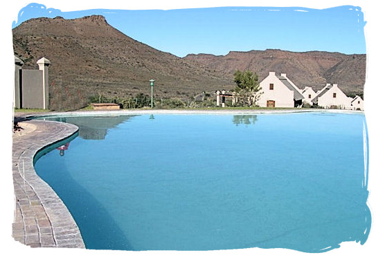 The lovely swimming pool at the Park's rest camp