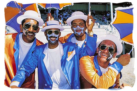 The Cape Minstrels on New Year's day in Cape Town