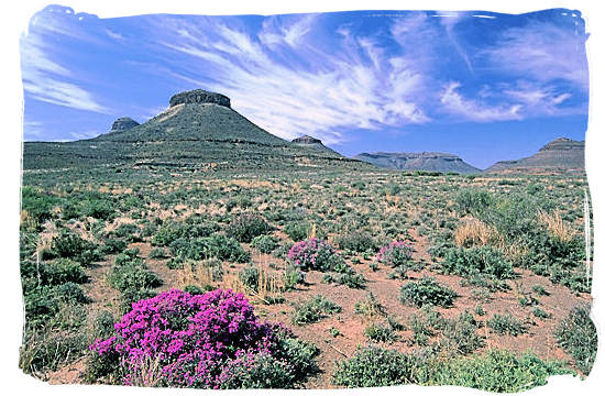 The unforgiving desert elements are clearly evident in this Karoo National Park landscape - The Great Karoo Climate, Karoo National Park South Africa