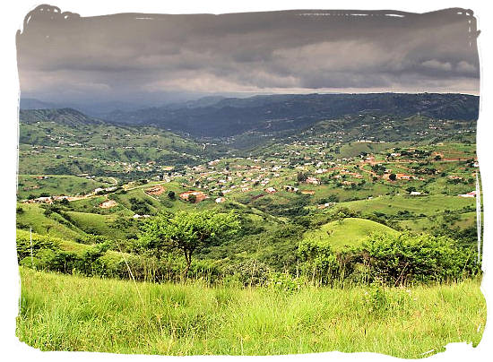 Valley of a 1000 hills, the historical homeland of the Zulus - The Zulu people, Zulu Tribe and legendary King Shaka Zulu