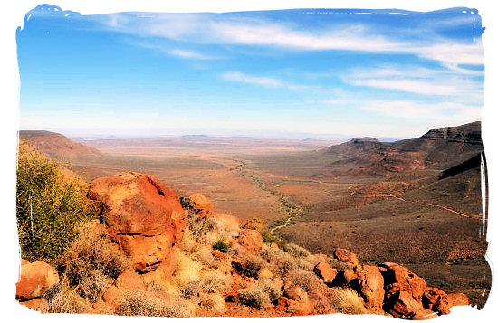 Stunning view from the top of Gannaga Pass - Tankwa Karoo National Park, National Parks in South Africa