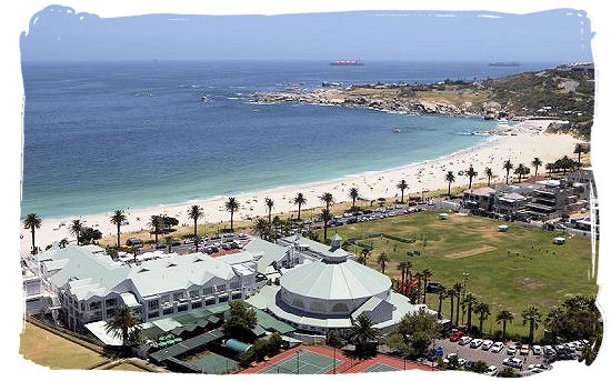 View of the Bay hotel and the beautiful Camps Bay beach - From luxury to cheap accommodation in Cape Town and Cape Peninsula
