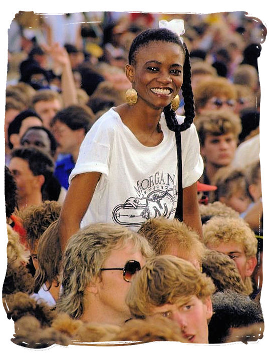 Young lady smiling at the future with confidence