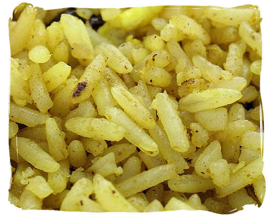 Tasty yellow rice - Cape Malay cuisine