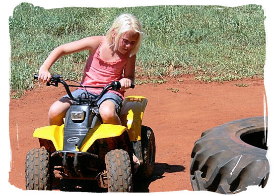 Traverse the beautiful Cape countryside on a quad bike with the whole family - Activity Attractions in Cape Town South Africa and the Cape Peninsula