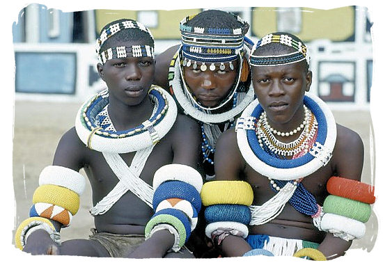 Young men of the Ndebele tribe on their initiation day - The Ndebele Tribe, Ndebele People, Culture and Language